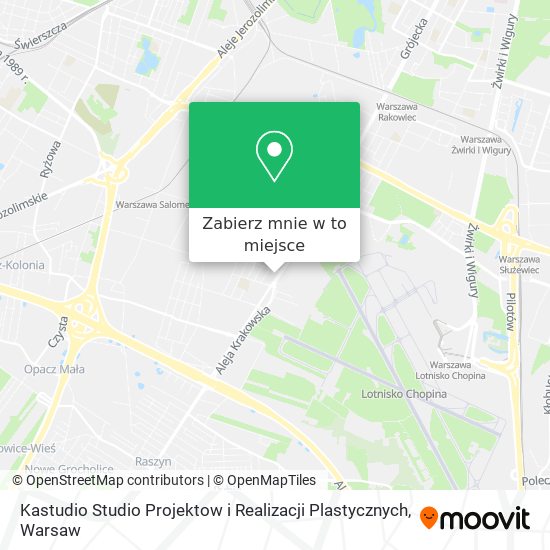 Mapa Kastudio Studio Projektow i Realizacji Plastycznych