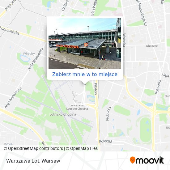 Mapa Warszawa Lot