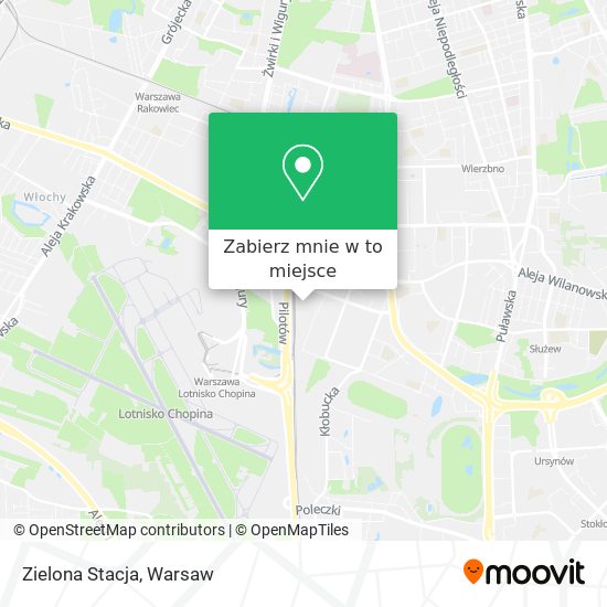 Mapa Zielona Stacja