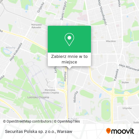 Mapa Securitas Polska sp. z o.o.