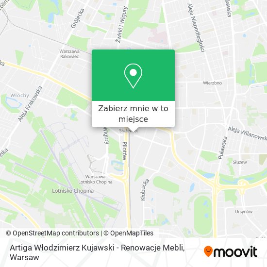 Mapa Artiga Włodzimierz Kujawski - Renowacje Mebli