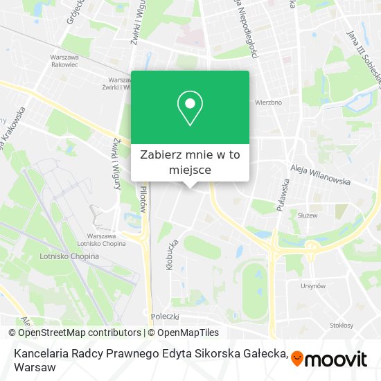 Mapa Kancelaria Radcy Prawnego Edyta Sikorska Gałecka