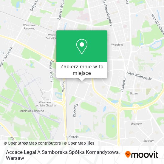 Mapa Accace Legal A Samborska Spółka Komandytowa