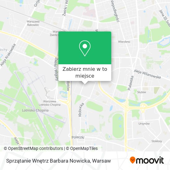 Mapa Sprzątanie Wnętrz Barbara Nowicka