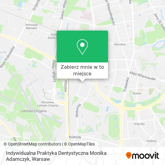 Mapa Indywidualna Praktyka Dentystyczna Monika Adamczyk