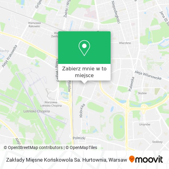 Mapa Zakłady Mięsne Końskowola Sa. Hurtownia