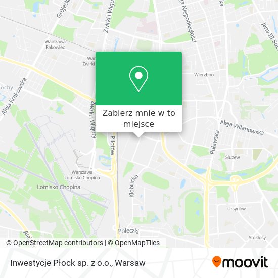 Mapa Inwestycje Płock sp. z o.o.