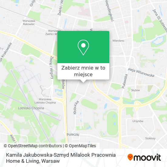 Mapa Kamila Jakubowska-Szmyd Milalook Pracownia Home & Living