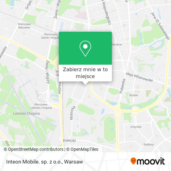 Mapa Inteon Mobile. sp. z o.o.