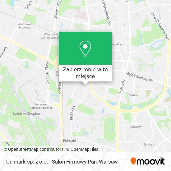 Mapa Unimark sp. z o.o. - Salon Firmowy Pan