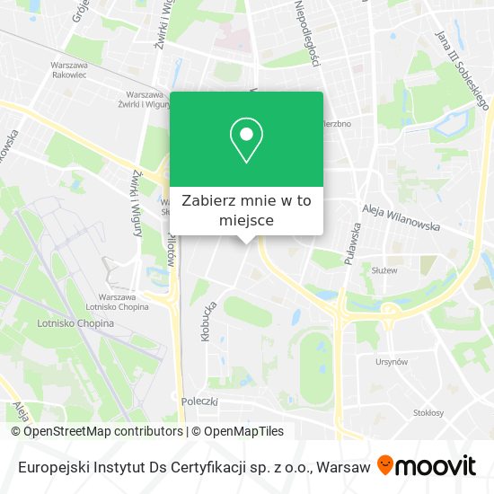 Mapa Europejski Instytut Ds Certyfikacji sp. z o.o.