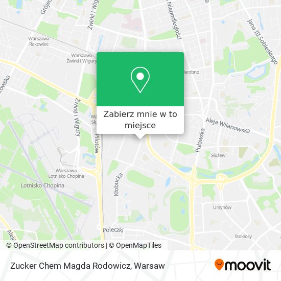 Mapa Zucker Chem Magda Rodowicz