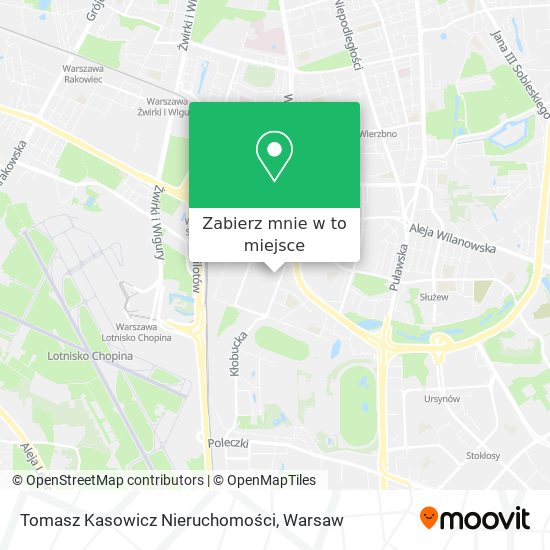 Mapa Tomasz Kasowicz Nieruchomości