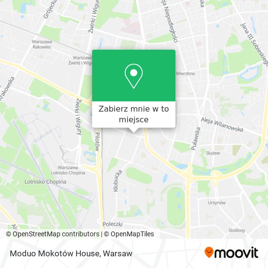 Mapa Moduo Mokotów House