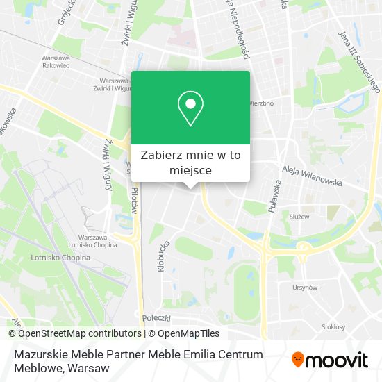 Mapa Mazurskie Meble Partner Meble Emilia Centrum Meblowe