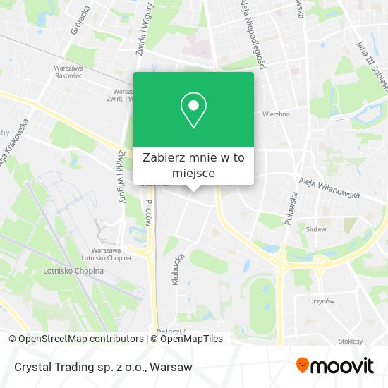 Mapa Crystal Trading sp. z o.o.