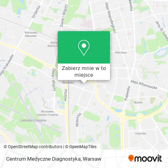 Mapa Centrum Medyczne Diagnostyka