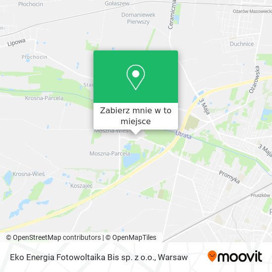 Mapa Eko Energia Fotowoltaika Bis sp. z o.o.