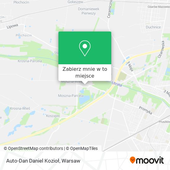 Mapa Auto-Dan Daniel Kozioł