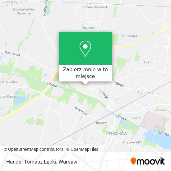 Mapa Handel Tomasz Łącki