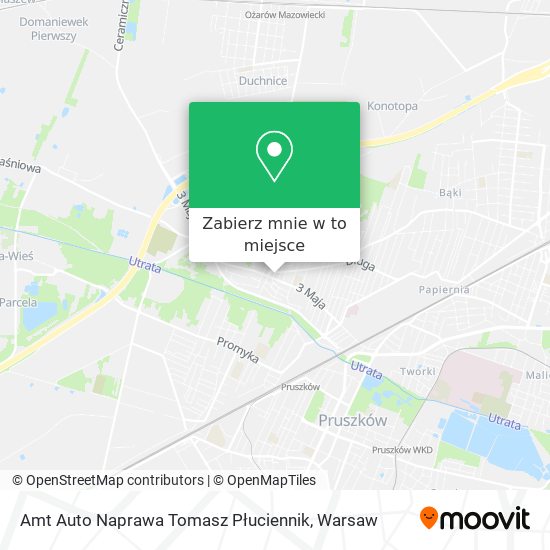 Mapa Amt Auto Naprawa Tomasz Płuciennik