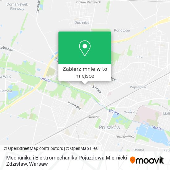 Mapa Mechanika i Elektromechanika Pojazdowa Miernicki Zdzisław