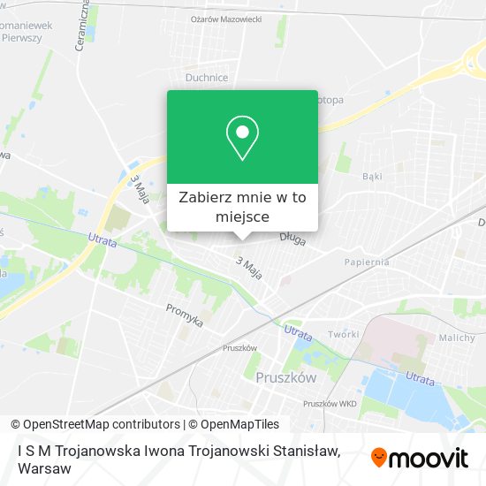 Mapa I S M Trojanowska Iwona Trojanowski Stanisław