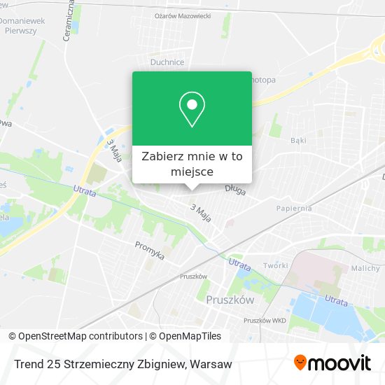 Mapa Trend 25 Strzemieczny Zbigniew