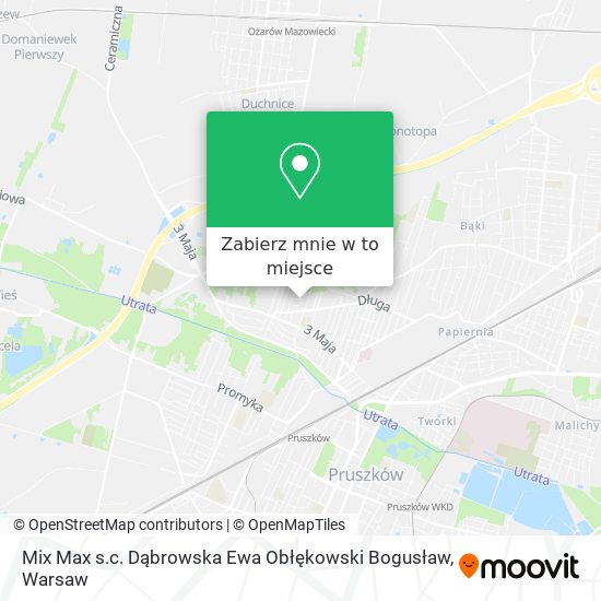 Mapa Mix Max s.c. Dąbrowska Ewa Obłękowski Bogusław