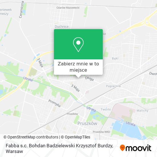 Mapa Fabba s.c. Bohdan Badzielewski Krzysztof Burdzy