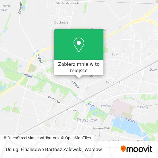 Mapa Usługi Finansowe Bartosz Zalewski