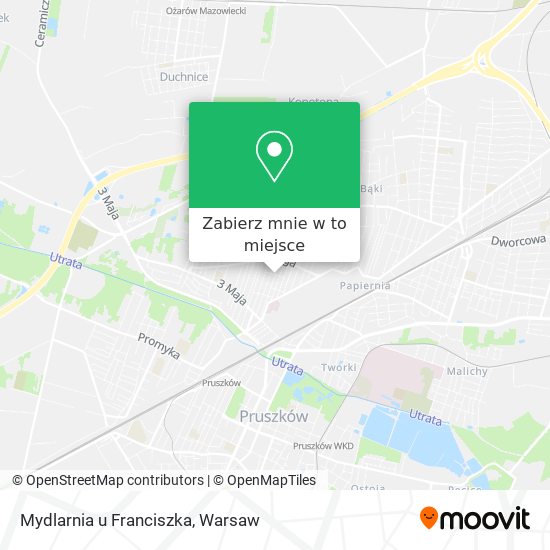 Mapa Mydlarnia u Franciszka