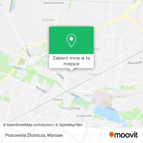 Mapa Pracownia Złotnicza