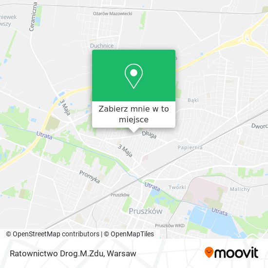 Mapa Ratownictwo Drog.M.Zdu