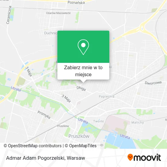 Mapa Admar Adam Pogorzelski