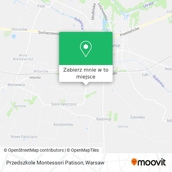 Mapa Przedszkole Montessori Patison