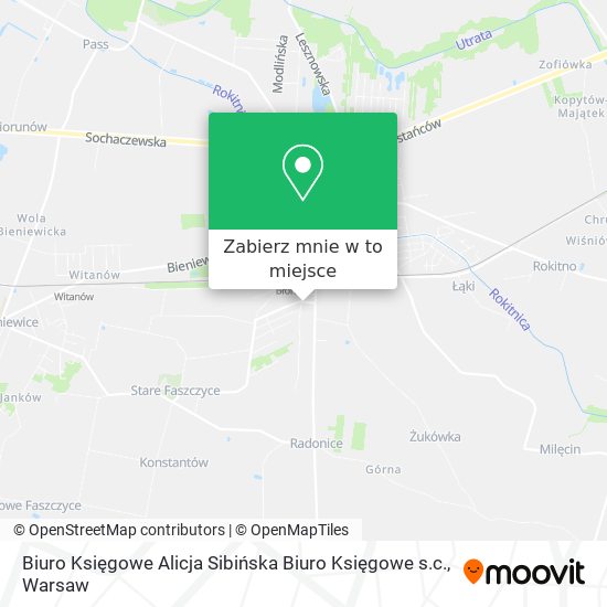 Mapa Biuro Księgowe Alicja Sibińska Biuro Księgowe s.c.