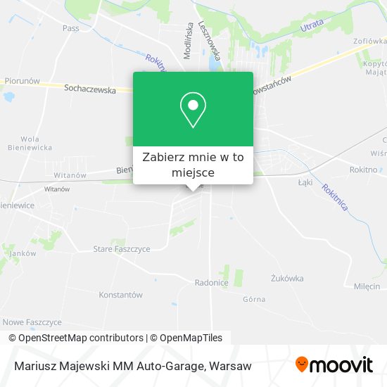 Mapa Mariusz Majewski MM Auto-Garage