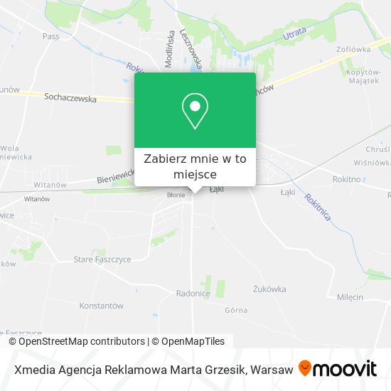 Mapa Xmedia Agencja Reklamowa Marta Grzesik