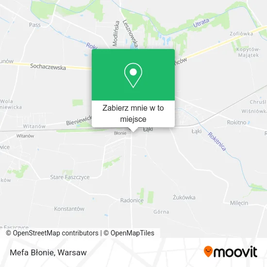 Mapa Mefa Błonie