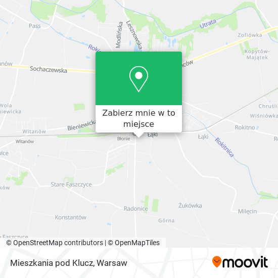 Mapa Mieszkania pod Klucz