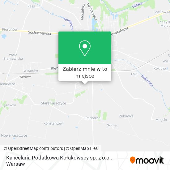 Mapa Kancelaria Podatkowa Kołakowscy sp. z o.o.