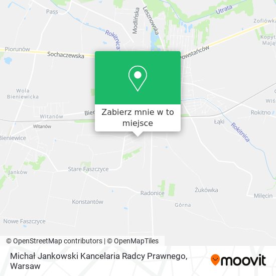 Mapa Michał Jankowski Kancelaria Radcy Prawnego