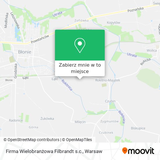 Mapa Firma Wielobranżowa Filbrandt s.c.