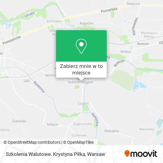 Mapa Szkolenia Walutowe. Krystyna Piłka