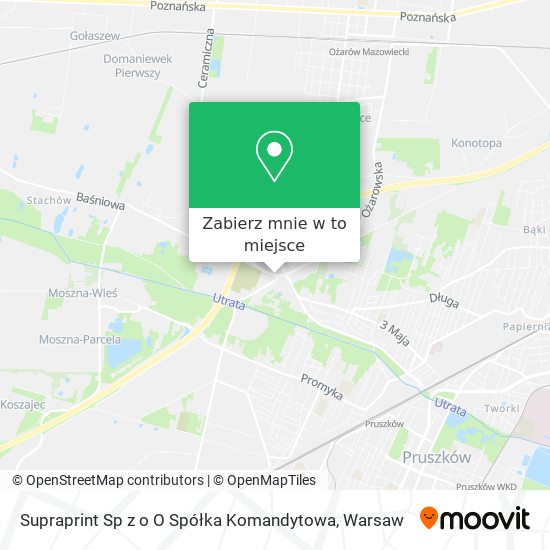 Mapa Supraprint Sp z o O Spółka Komandytowa