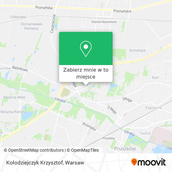 Mapa Kołodziejczyk Krzysztof