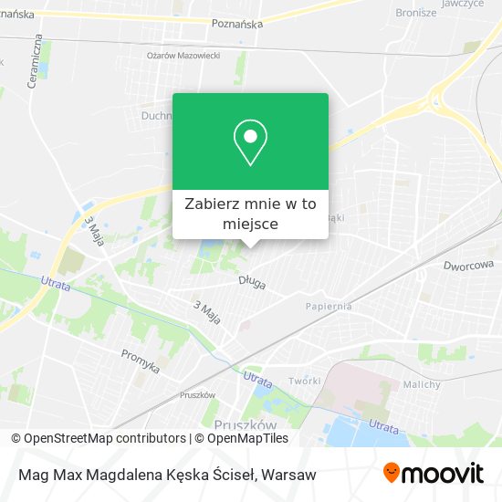 Mapa Mag Max Magdalena Kęska Ściseł