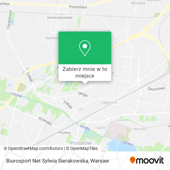 Mapa Biurosport Net Sylwia Sierakowska