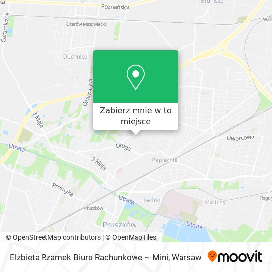 Mapa Elżbieta Rzamek Biuro Rachunkowe ~ Mini